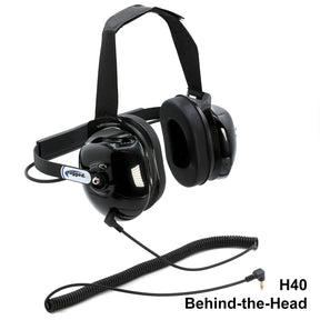 Listen Only Headsets with 3.5 mm Mono Audio Cable