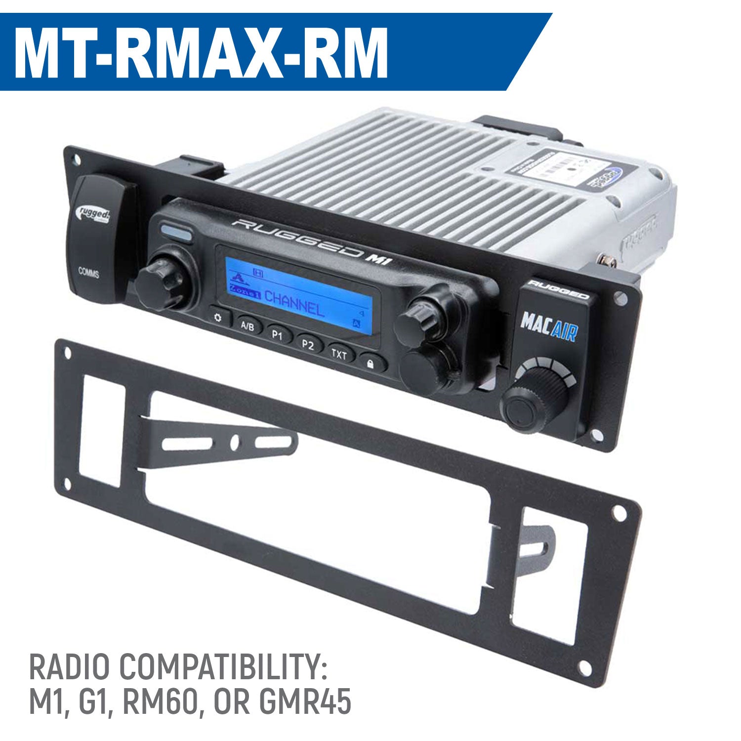 Yamaha Wolverine RMAX Mount for Mobile Radio and Rocker Switches