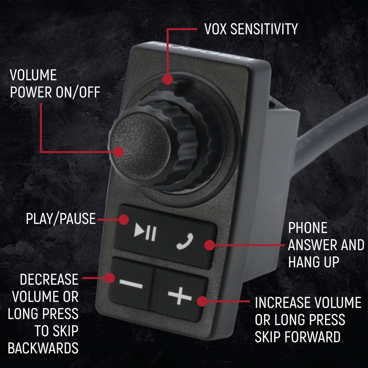 696 PLUS Remote Head Complete Master Communication Kit with Intercom and 2-Way Radio