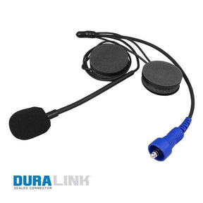 Helmet Kit with Alpha Audio Speakers & Mic AND FREE Quick Mount for OFFROAD Intercoms - CLEARANCE