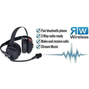 Wireless Cell Phone Headset with 2-Way Radio Connectivity