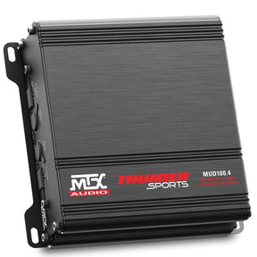 Polaris RZR 4-Speaker with Dual Amplifier & Single Subwoofer Audio System (2014-2019)