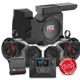 Polaris RZR 4-Speaker with Dual Amplifier & Single Subwoofer Audio System (2014-2019)