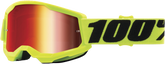 STRATA 2 JUNIOR GOGGLE FLUO YELLOW MIRROR RED LENS