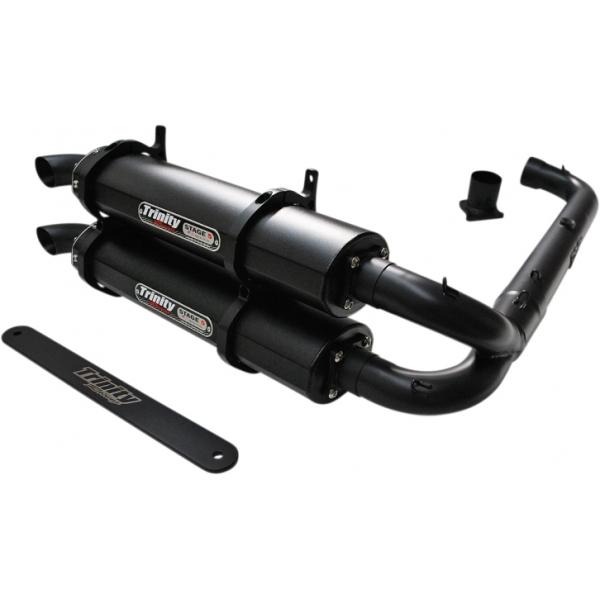 RZR XP TURBO DUAL SYSTEM BLACK 16-19