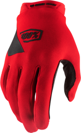 RIDECAMP YOUTH GLOVES RED SM