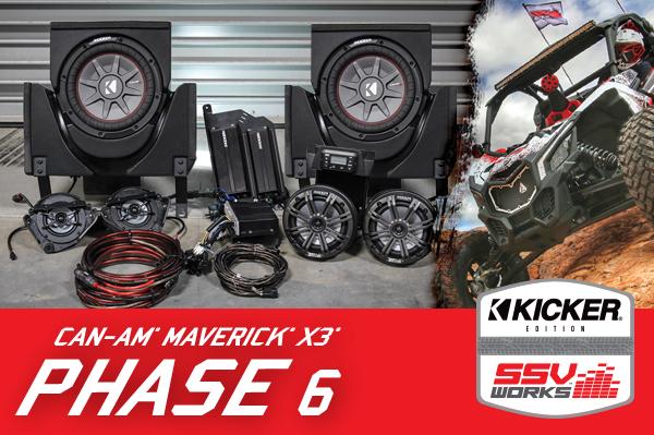 X32-6K Can-Am X3 Complete 6 Speaker Kicker System