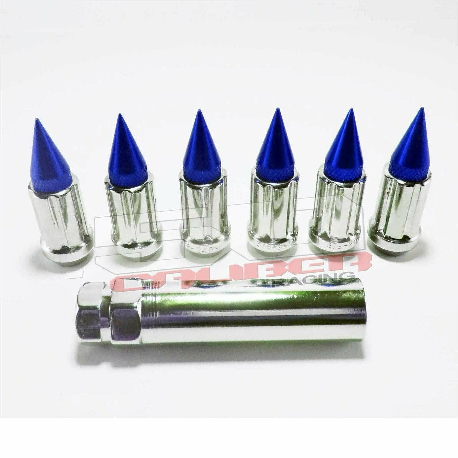 50 Caliber Racing 12 x 1.5mm Spiked Lug Nuts (16 Pack)