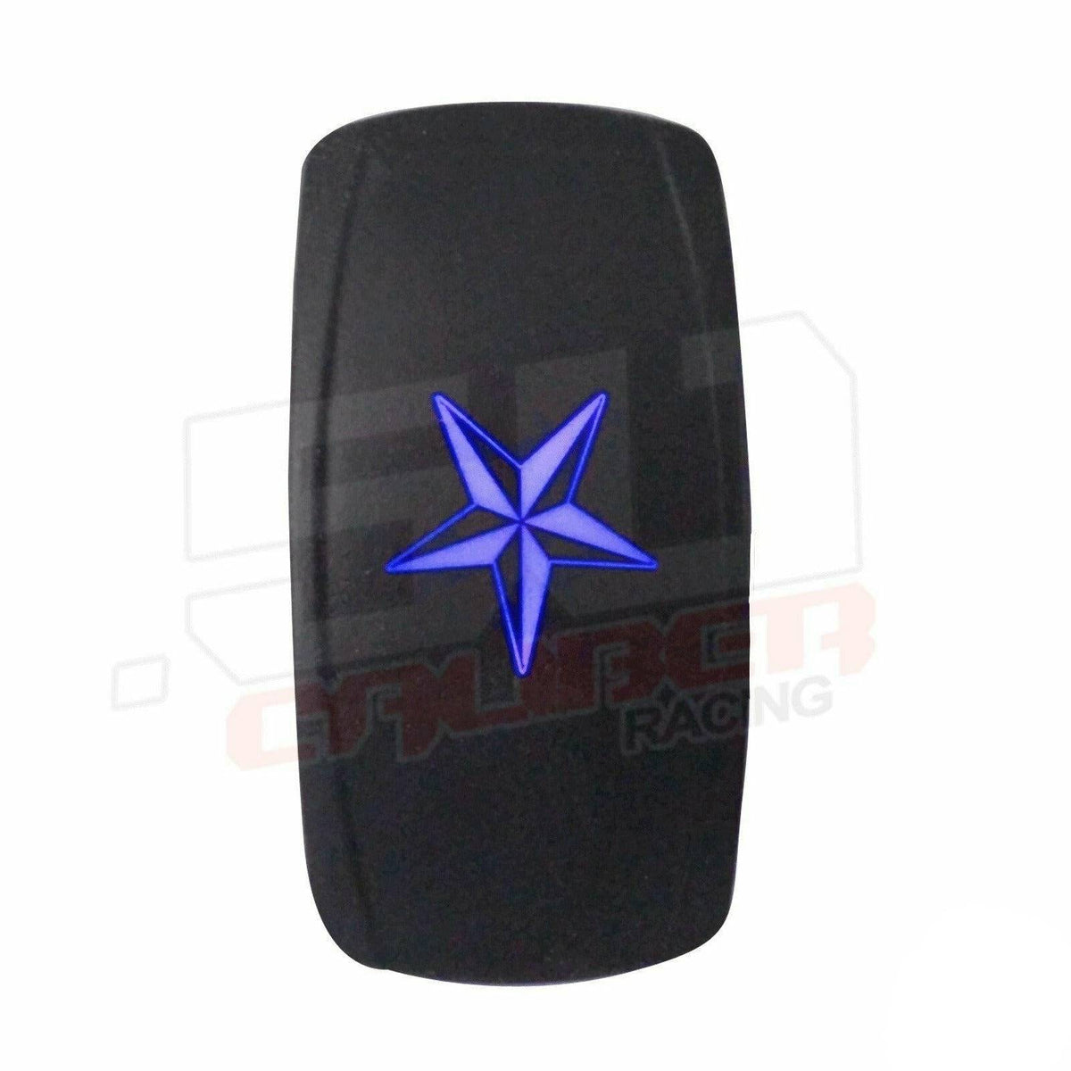 50 Caliber Racing Nautical Star On/Off LED Rocker Switch