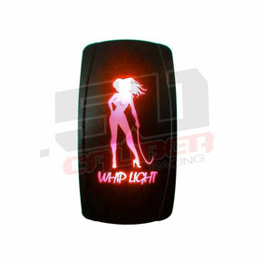 50 Caliber Racing "Whip Light" Waterproof On/Off Rocker Switch