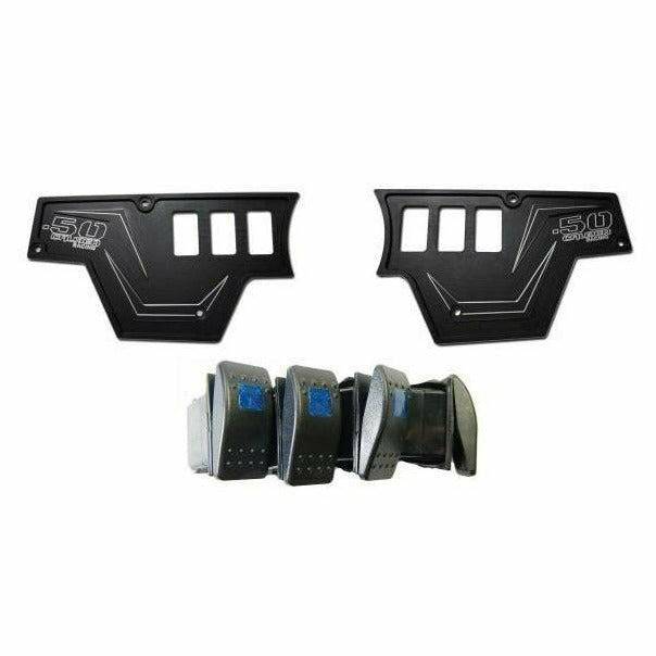 50 Caliber Racing Polaris RZR XP 1000 6 Switch Dash Panel