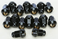 AWC 10MMX1.25 TAPERED LUG NUTS BLACK 60' 14MM HEAD 16/PK  57-94121B