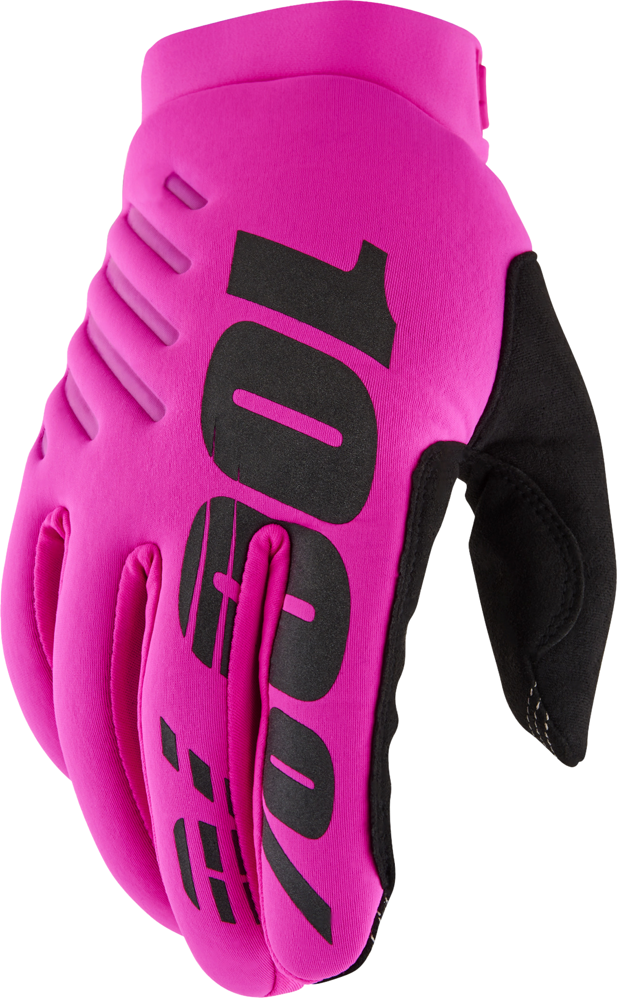 BRISKER WOMEN'S GLOVES NEON PINK/BLACK XL