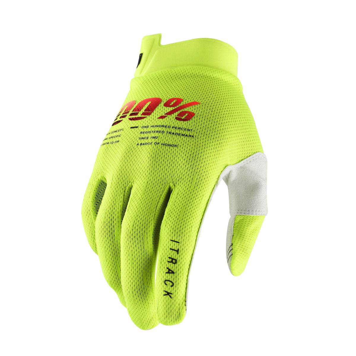 ITRACK GLOVES FLUO YELLOW LG