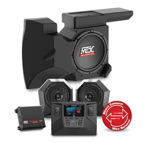 Polaris RZR 2-Speaker with Dual Amplifier & Single Subwoofer Audio System (2014-2019)