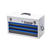 3-Drawer Hand Carry Tool Box: White Body with Gray Drawers, Black Drawer Trim  ECC20301-GY1