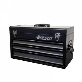 3-Drawer Hand Carry Tool Box: Black Body with Gray Drawers & Black Drawer Trim  ECC20301-SBK1