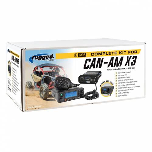 Can-Am X3 Complete UTV Communication Kit with Dash Mount BTU  X3-KIT-V1-BTU