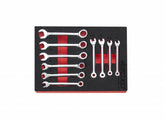 10 PC METRIC MINI COMBINATION WRENCH SET  BX364-R2