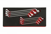 8 PC METRIC 75 DEGREE OFFSET DOUBLE BOX END WRENCH SET  BX008-R2