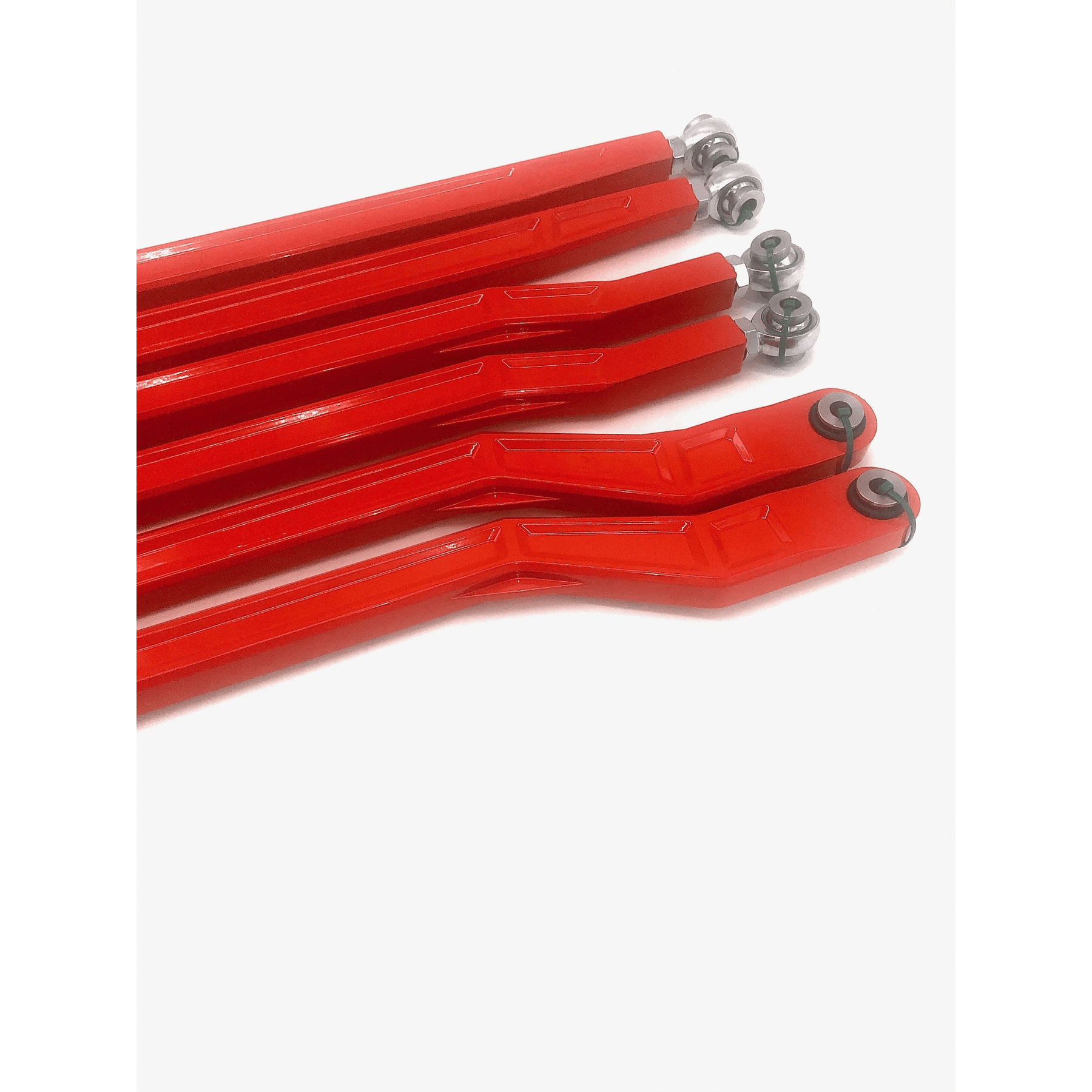 red x3 radius rods 