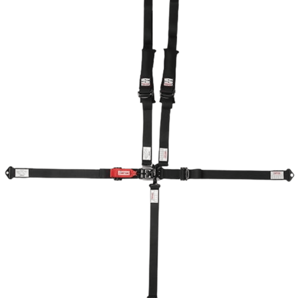 Black utv harness