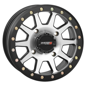 machined system 3 sb-3 beadlock utv wheel