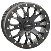 matte black sb-4 system 3 beadlock utv wheel