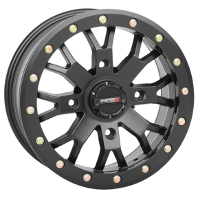 matte black sb-4 system 3 beadlock utv wheel