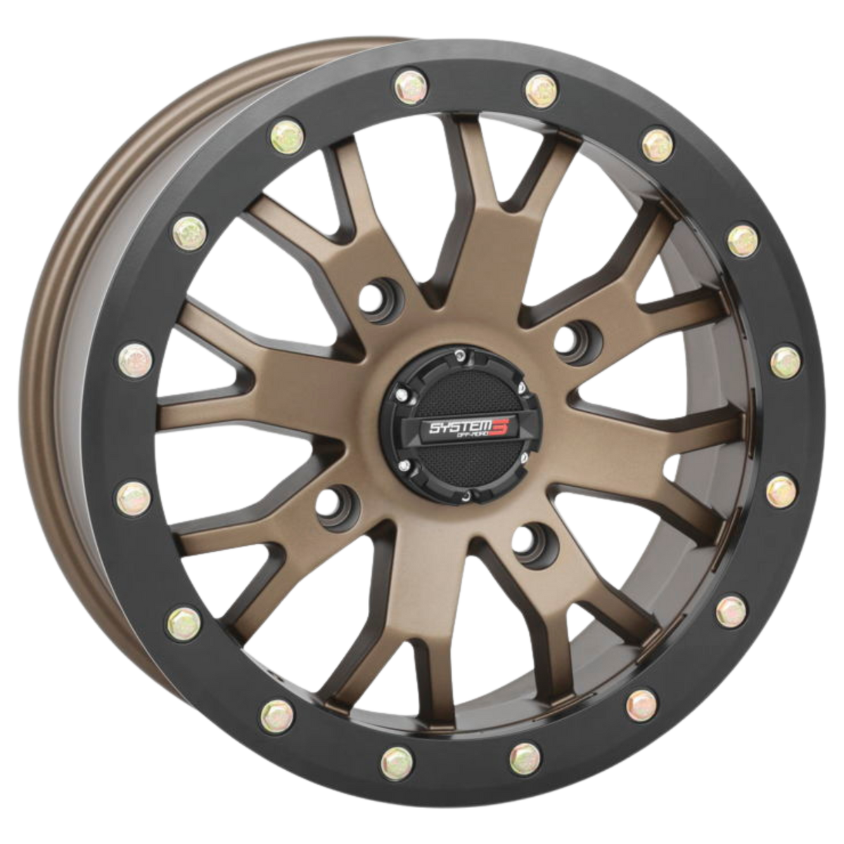 bronze sb-4 system 3 beadlock utv wheel