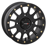 matte black system 3 sb-5 beadlock utv wheel