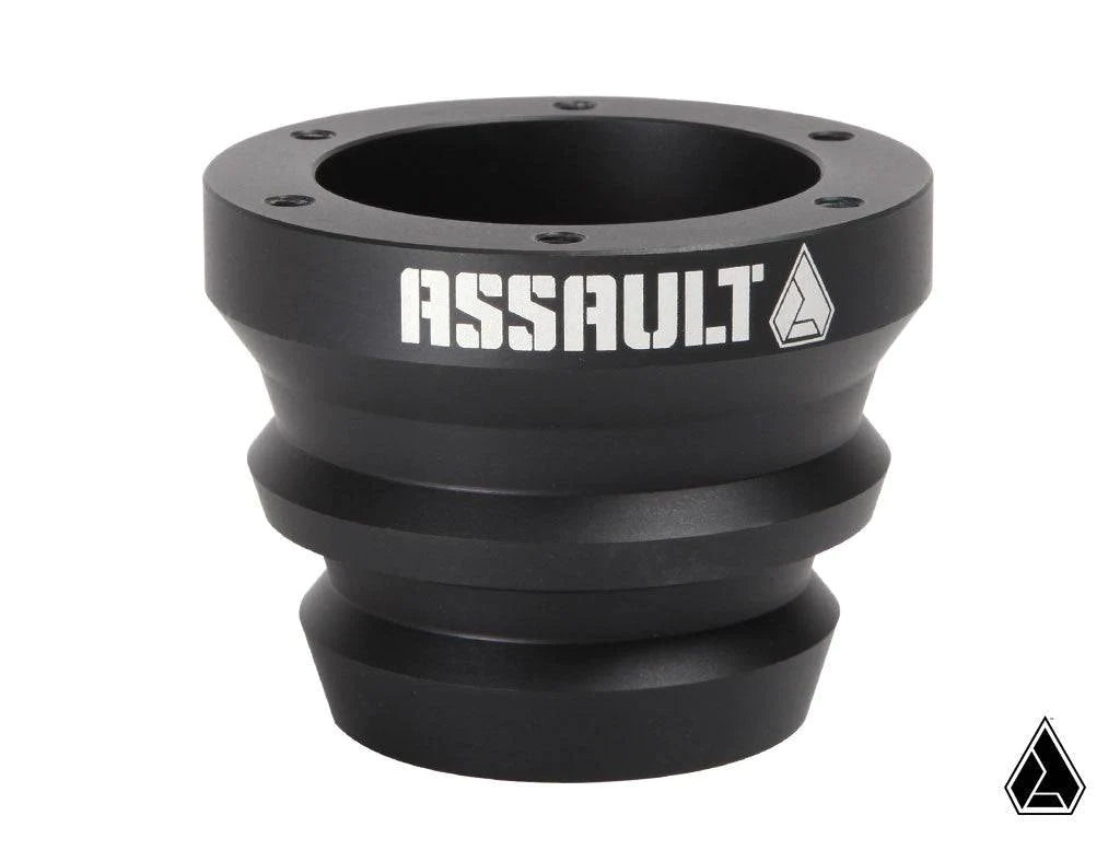 ASSAULT INDUSTRIES UNIVERSAL NAVIGATOR LEATHER UTV STEERING WHEEL