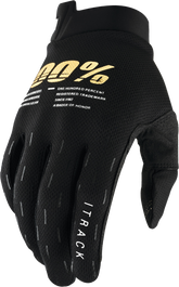 ITRACK YOUTH GLOVES BLACK XL