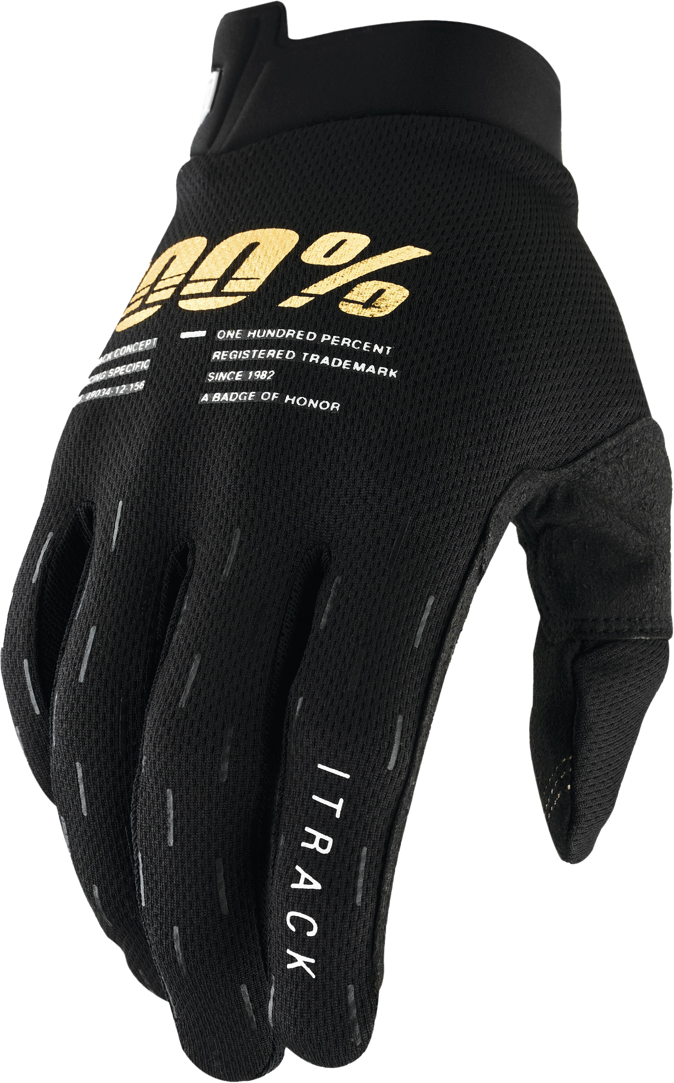 ITRACK YOUTH GLOVES BLACK MD