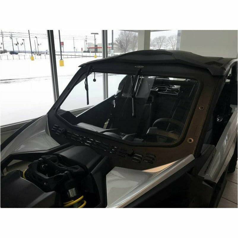 Extreme Metal Products Can Am Maverick X3 Laminated Glass Windshield with Slide Vent