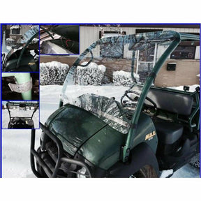 Extreme Metal Products Kawasaki Mule 610 / SX Hard Coated Polycarbonate Windshield