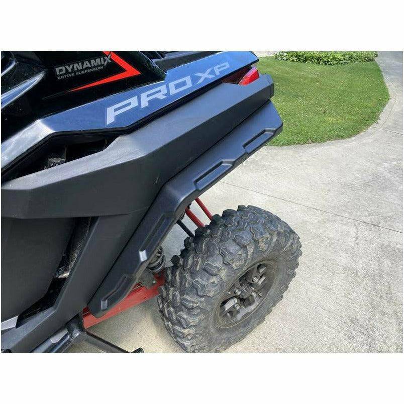 Extreme Metal Products Polaris RZR PRO XP Fender Flare Set