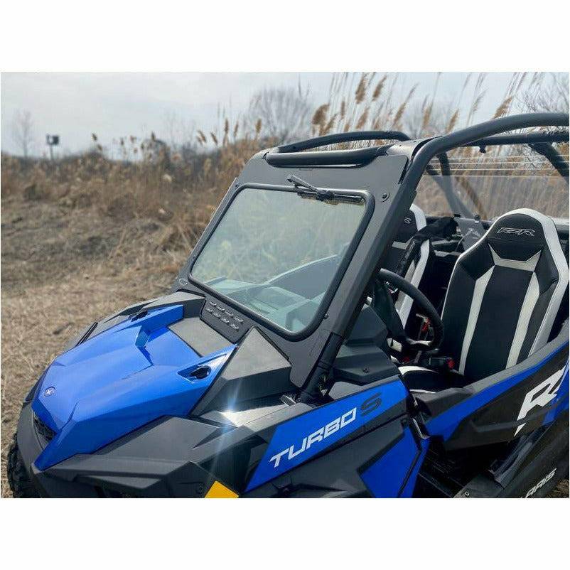 Extreme Metal Products Polaris RZR Turbo S Laminated Glass Windshield with Wiper