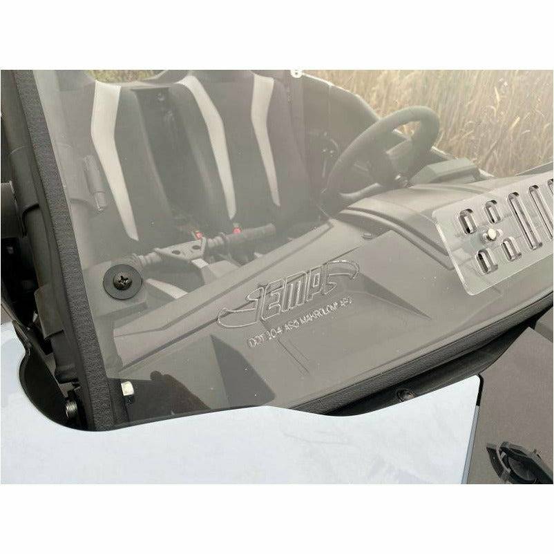 Extreme Metal Products Kawasaki KRX Hard Coated Windshield with Vent