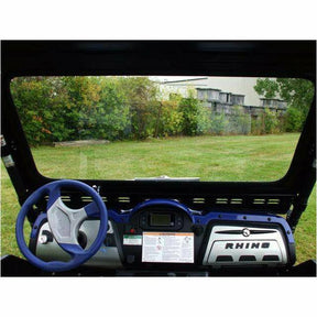 Extreme Metal Products Yamaha Rhino Laminated Glass Windshield with Wiper