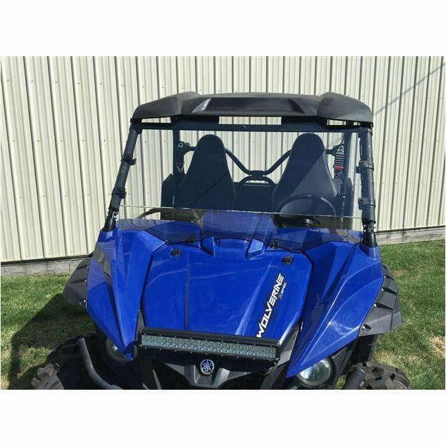 Extreme Metal Products Yamaha Wolverine Hard Coated Full Windshield