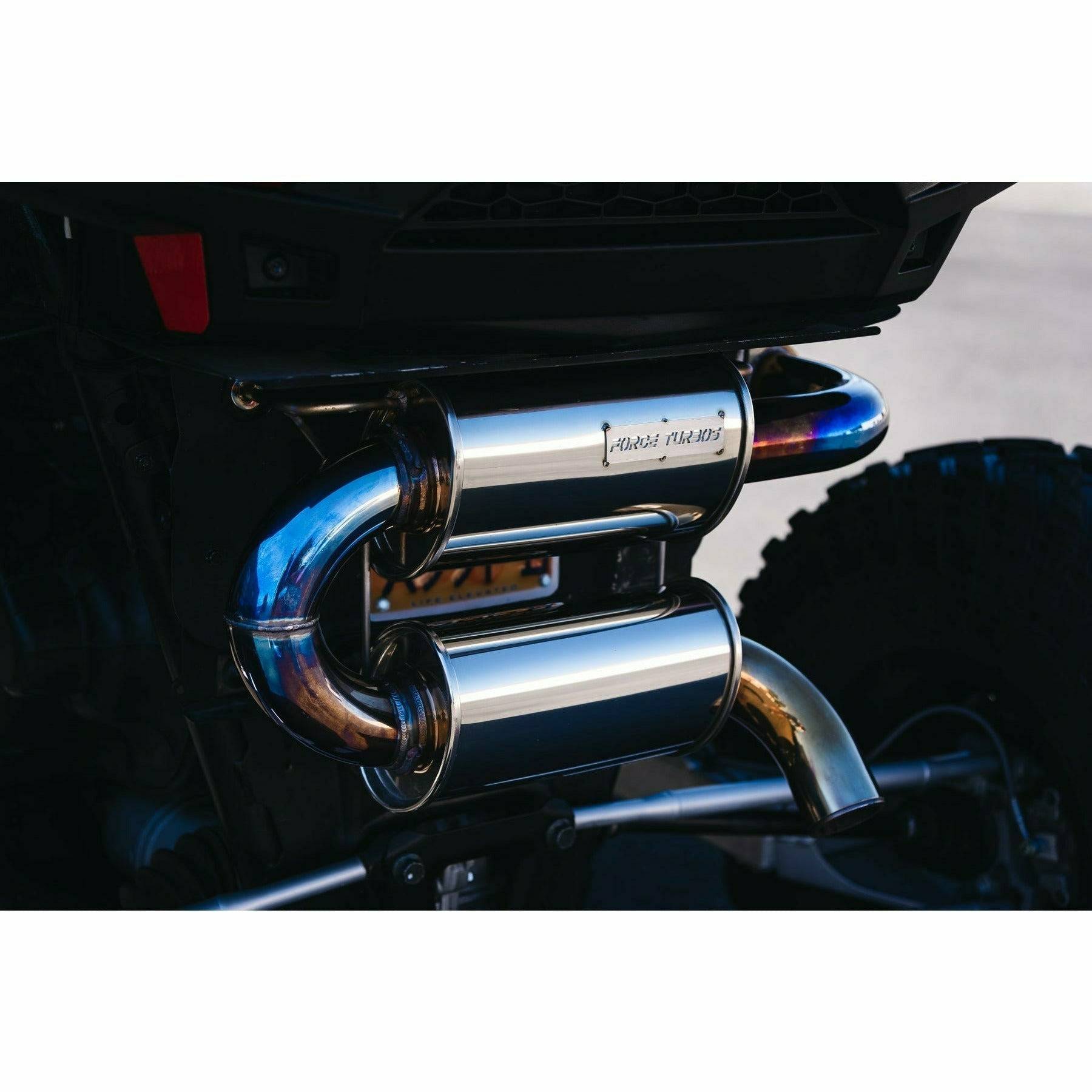 Force Turbos Polaris RZR XP Turbo Trail Exhaust