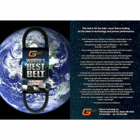 G Boost Polaris RZR XP Turbo World‚Äôs Best Race Series Drive Belt