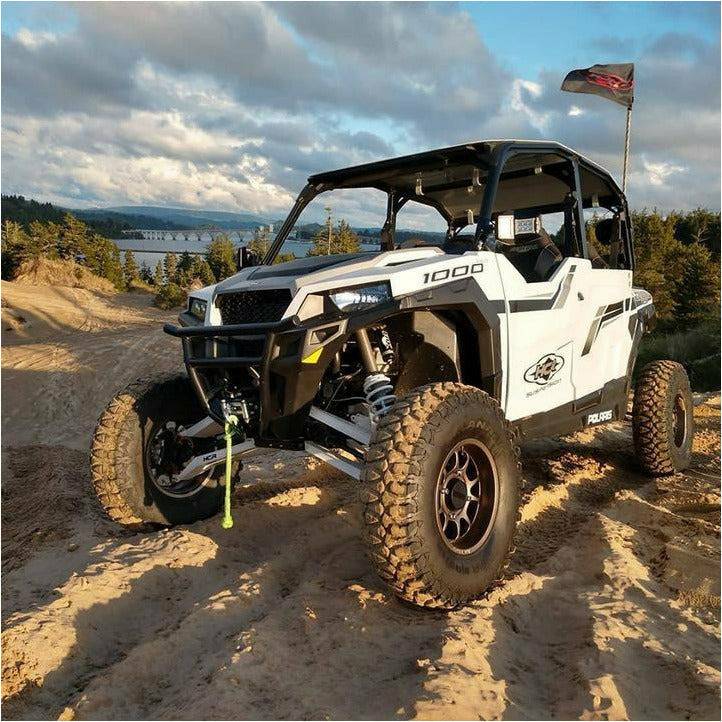 HCR Polaris General Long Travel Kit Utilizing Stock Fox Shocks (Raw)