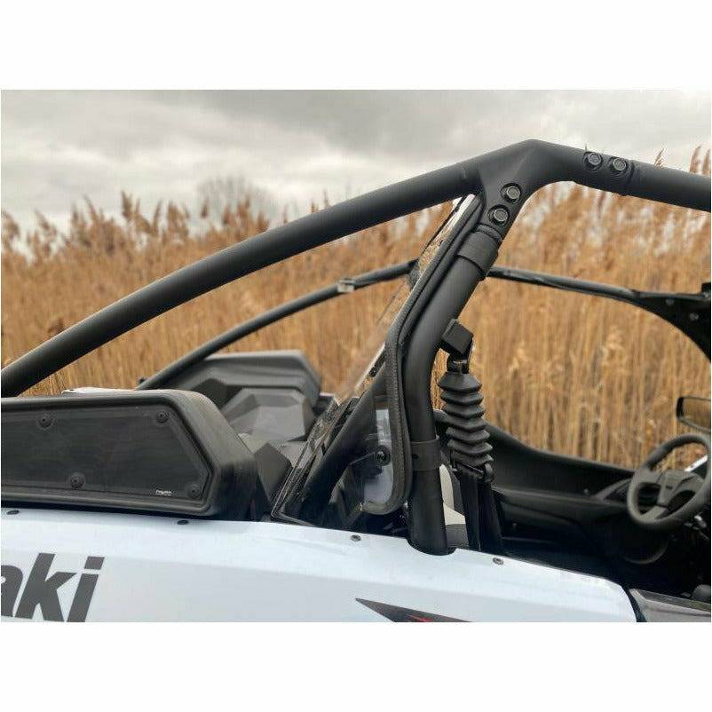 Extreme Metal Products Kawasaki Teryx KRX 1000 Hard Coated Rear Windshield