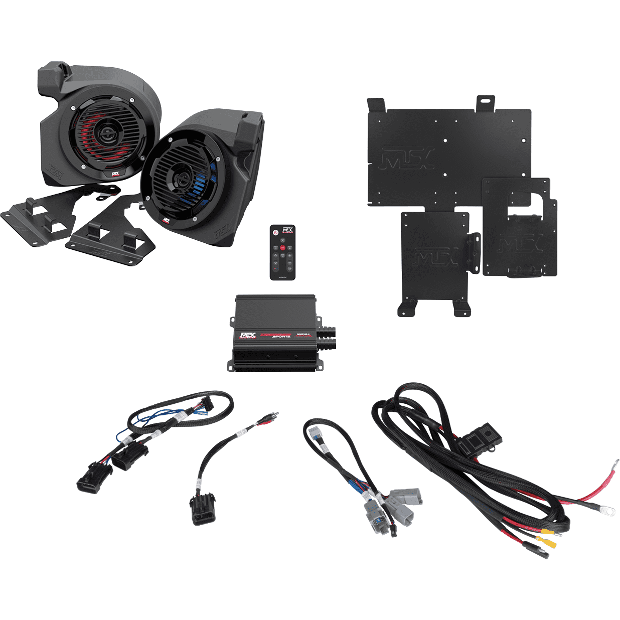 MTX Audio Polaris RZR Stage 2 Audio System with Ride Command