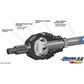 SuperATV Can Am Commander Rhino 2.0 Heavy Duty Axle