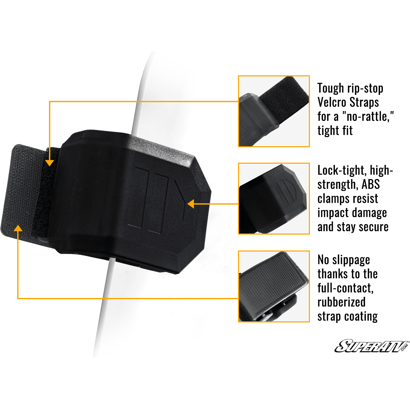 SuperATV Polaris RZR XP 1000 Rear Windshield