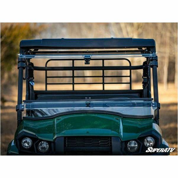 SuperATV Kawasaki Mule Pro-MX Scratch Resistant Flip Windshield