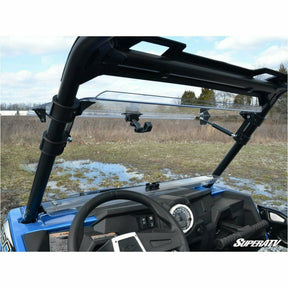 SuperATV Polaris RZR XP Turbo Scratch Resistant Flip Windshield